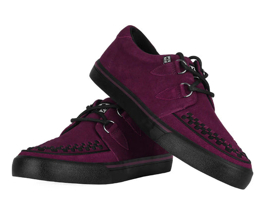 T.U.K Burgundy Suede Creeper Sneaker