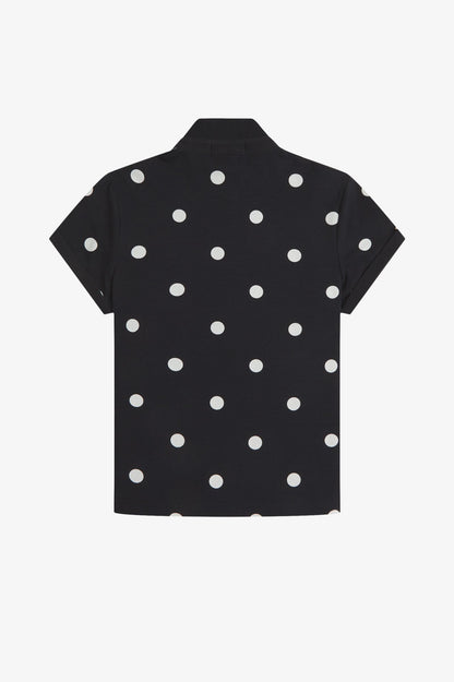 Amy Winehouse Polka Dot Polo Shirt