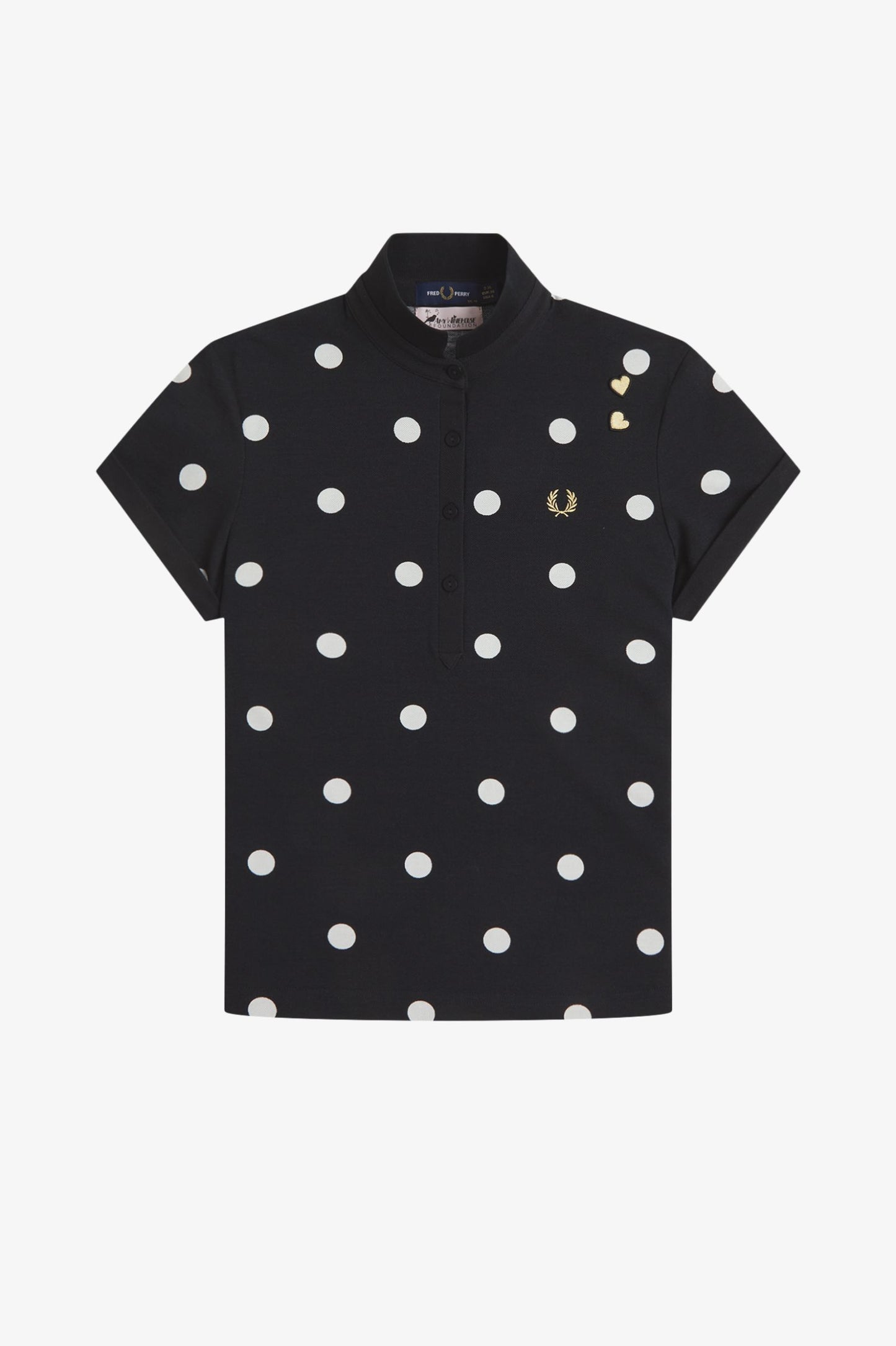 Amy Winehouse Polka Dot Polo Shirt