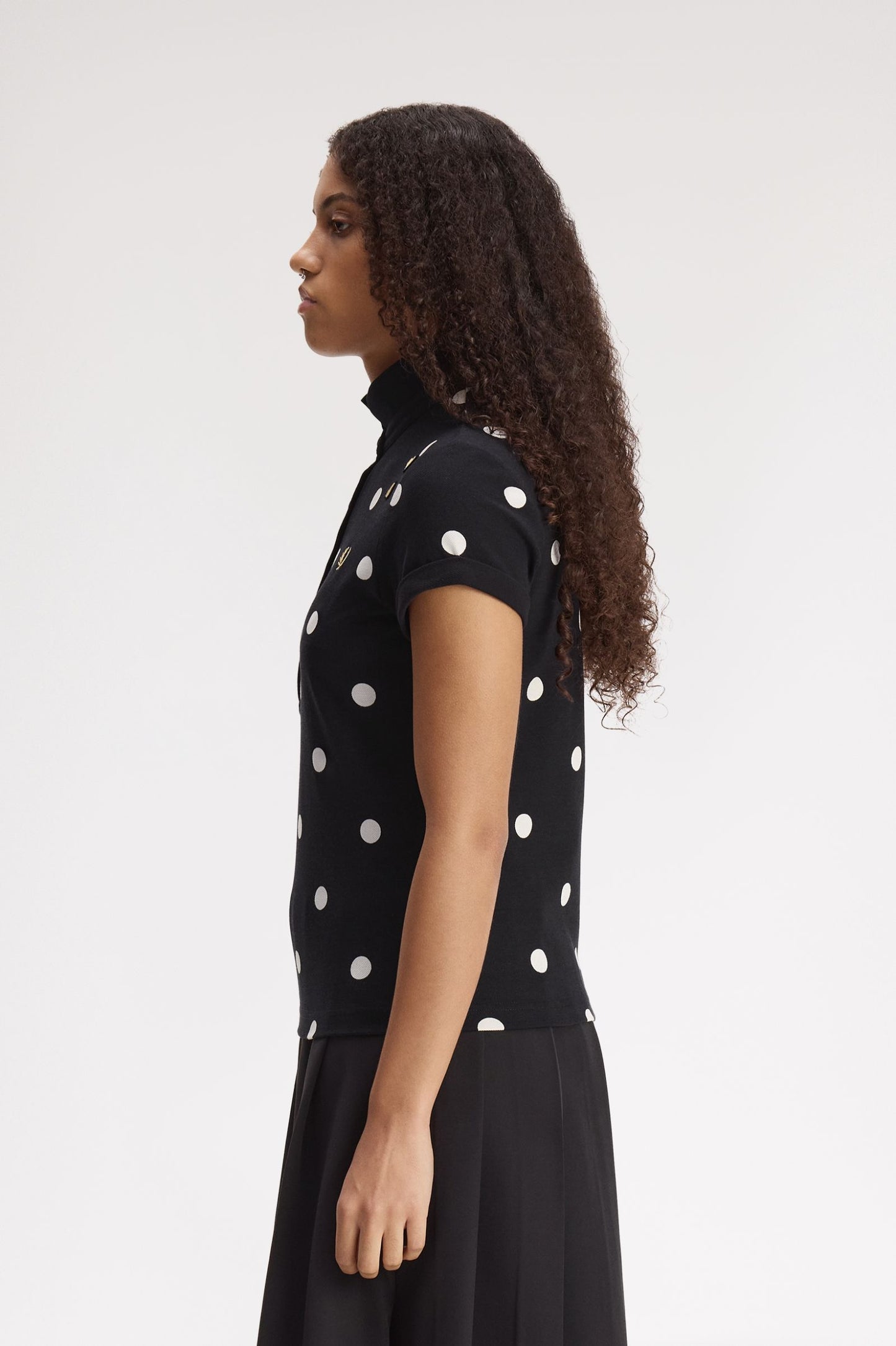 Amy Winehouse Polka Dot Polo Shirt