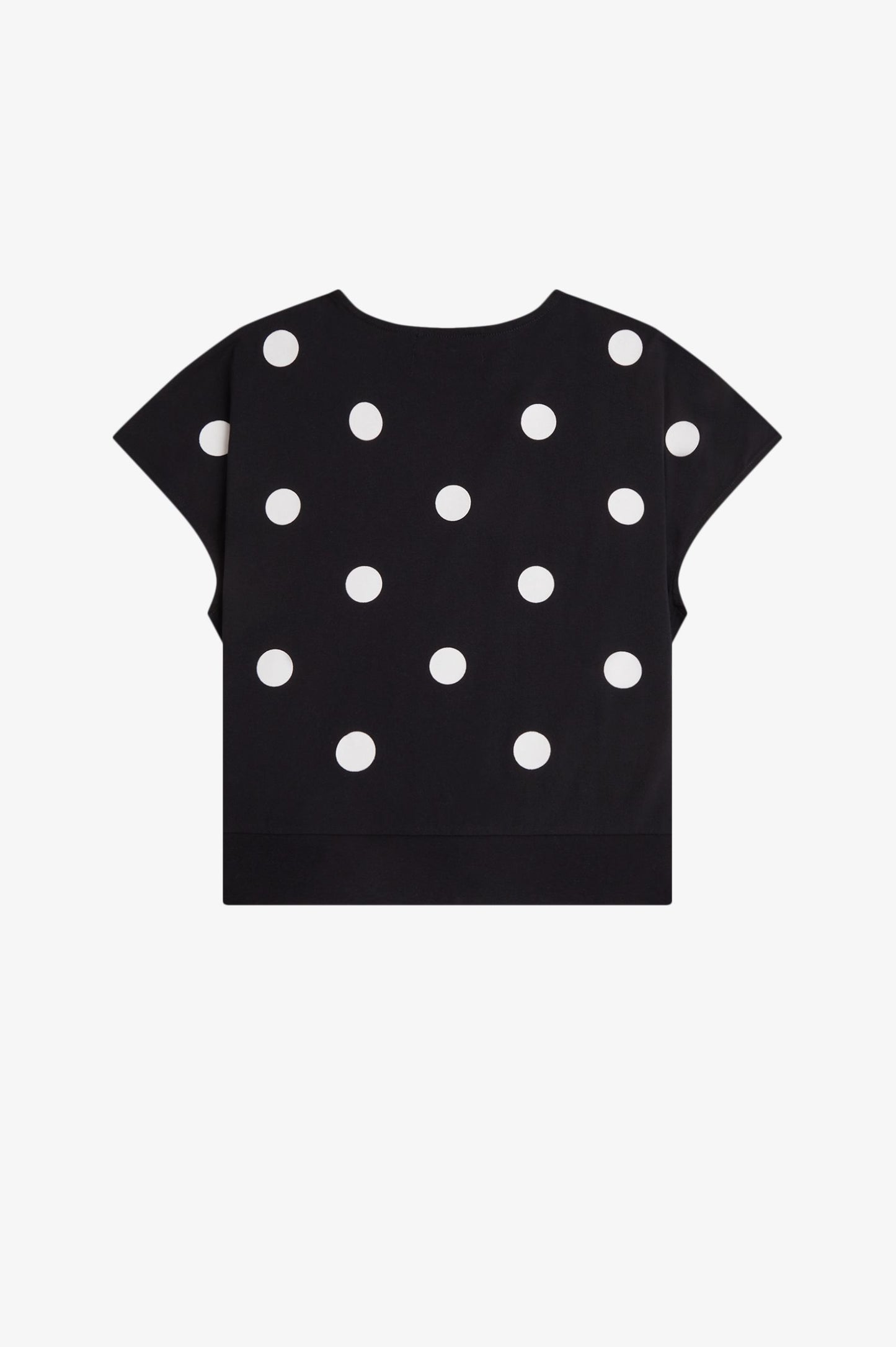 Amy Winehouse Flocked Polka Dot Top