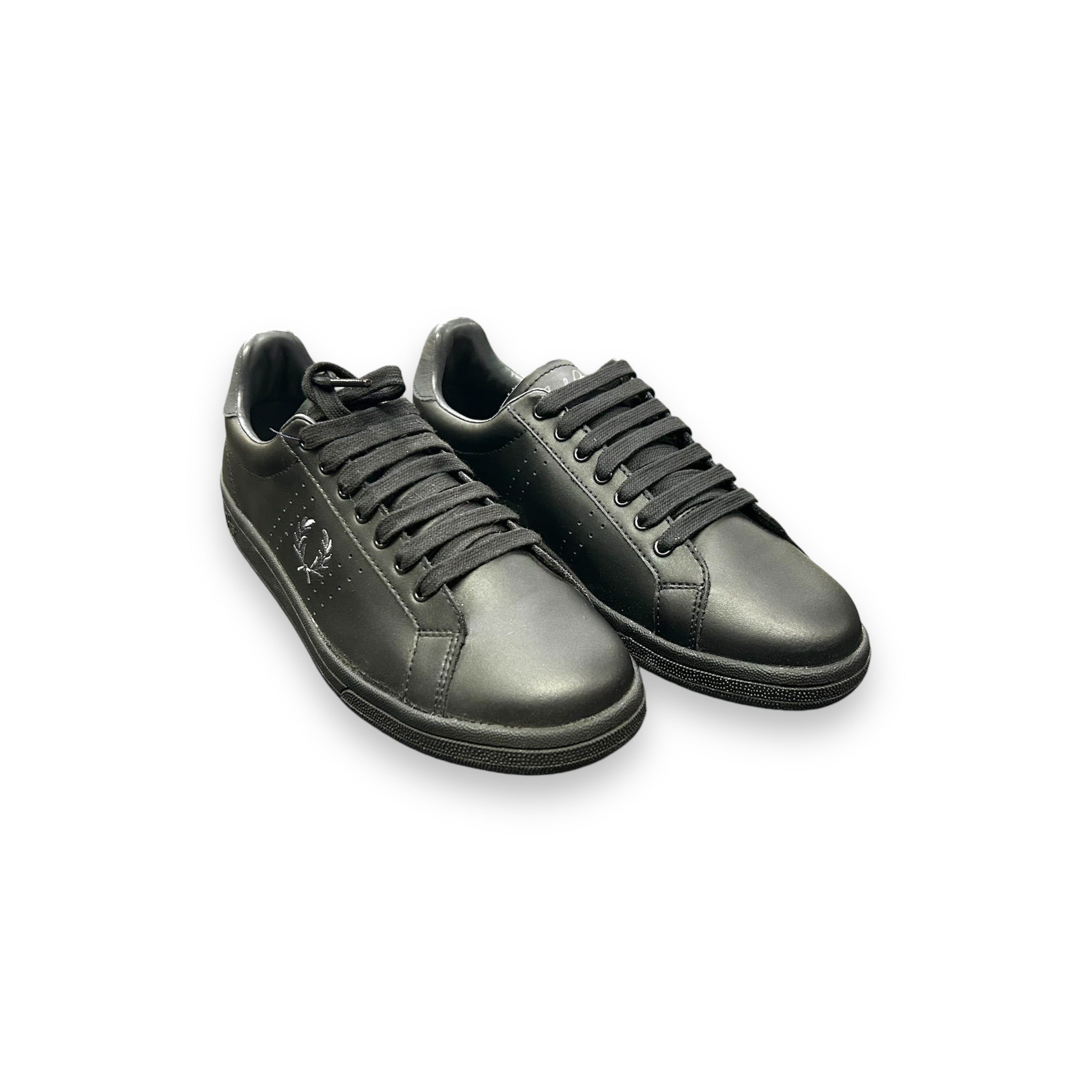 Fred perry mens portwood leather fashion pumps black