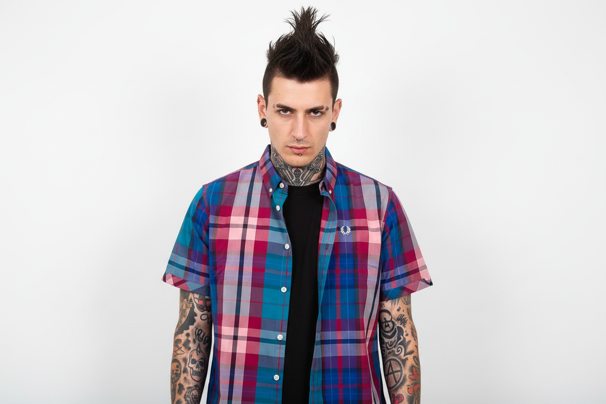 Fred Perry Bright Madras Shirt