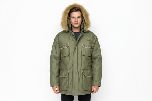Ben Sherman Green Parka Jacket