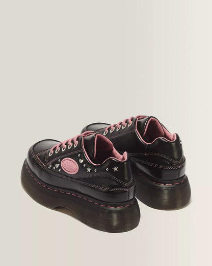 Buzz 5 Eye Hearts & Stars Milled Gloss Leather Shoes