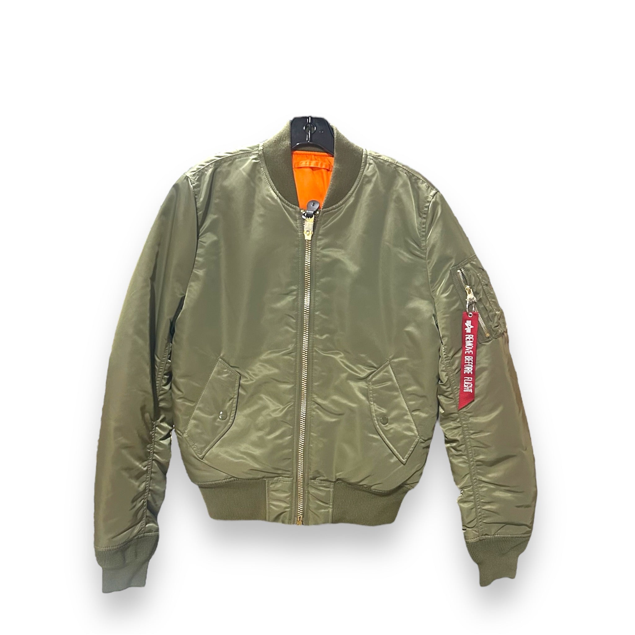 Olive green bomber jacket best sale