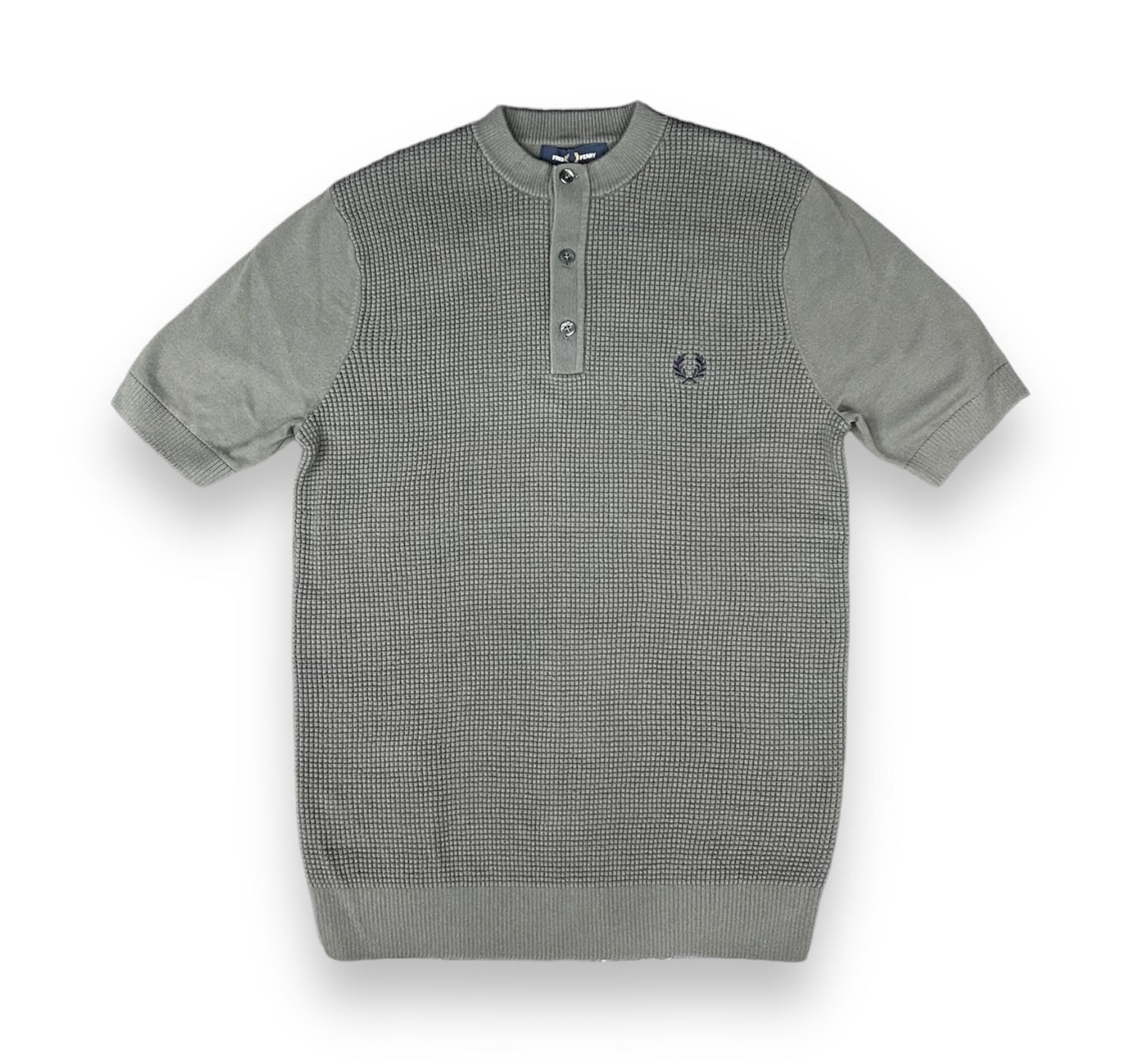 Fred Perry Waffle Stitch Henley Shirt