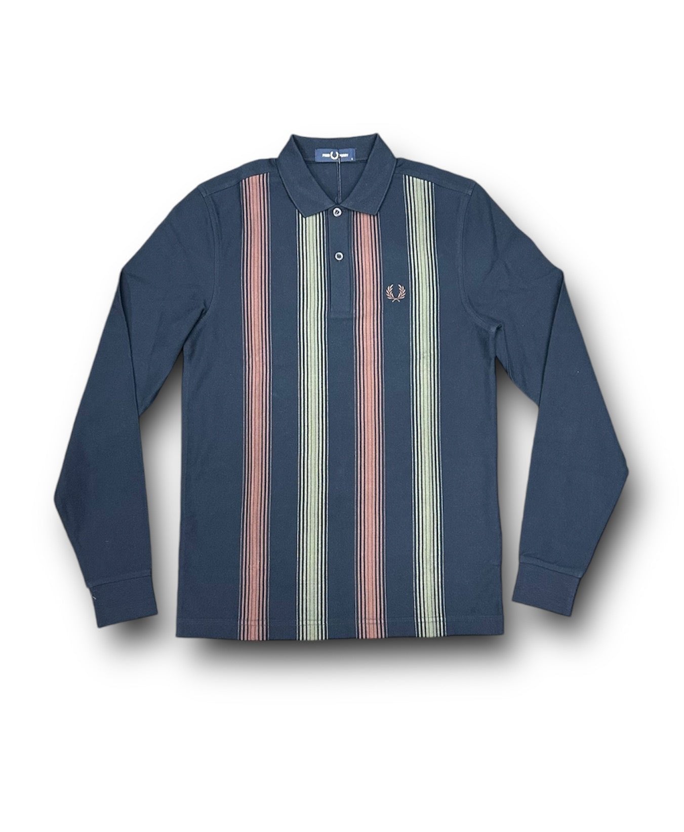 Fred Perry Ombre Striped Long Sleeve