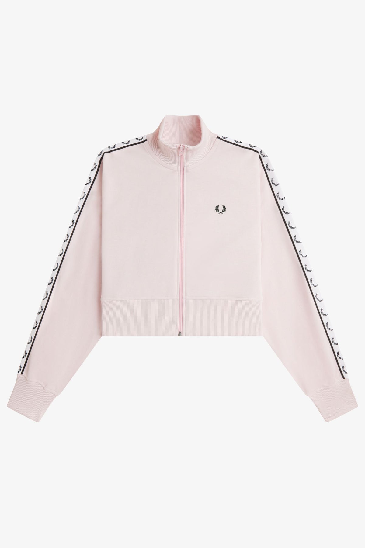 Cropped Taped Track Jacket
