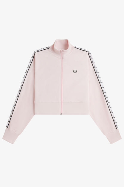 Cropped Taped Track Jacket