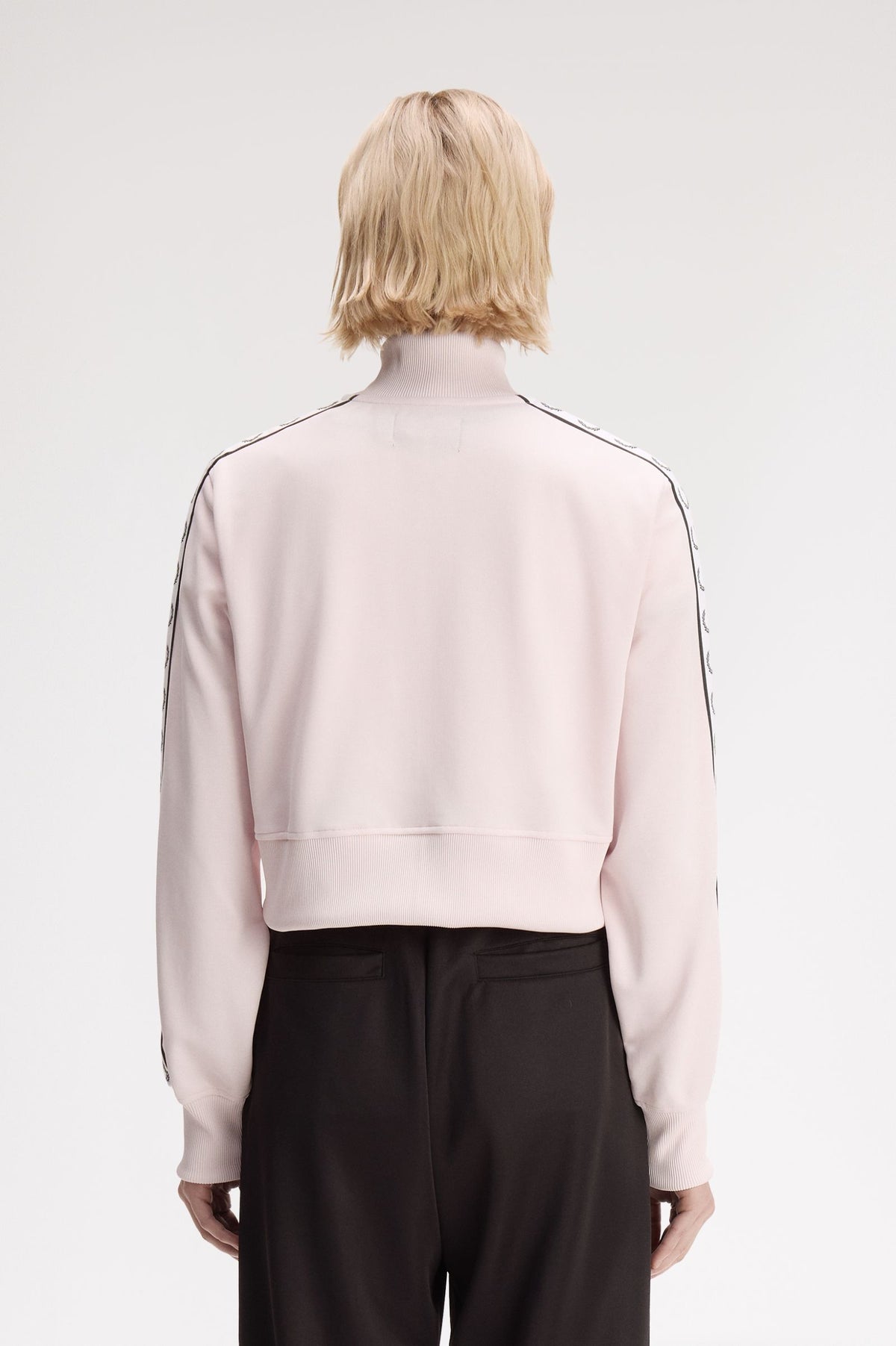 Cropped Taped Track Jacket