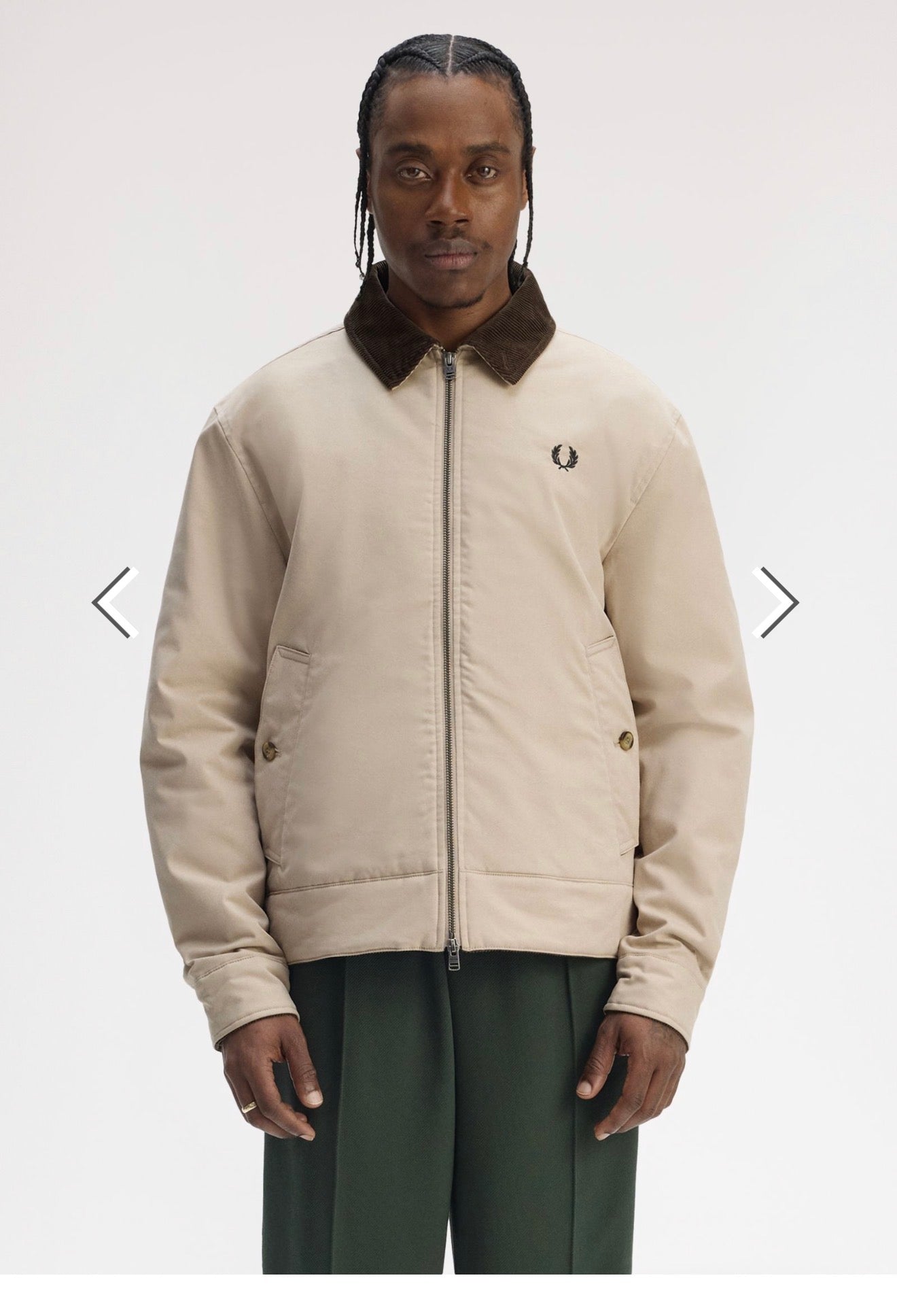 Fred Perry Cotton Caban Jacket