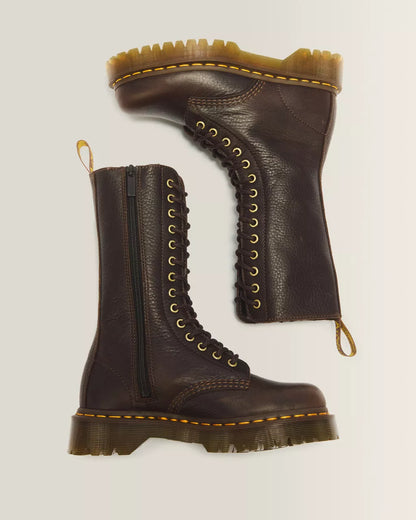 1B99 Bex 14 Eye Ambassador Leather Lace Up Boot