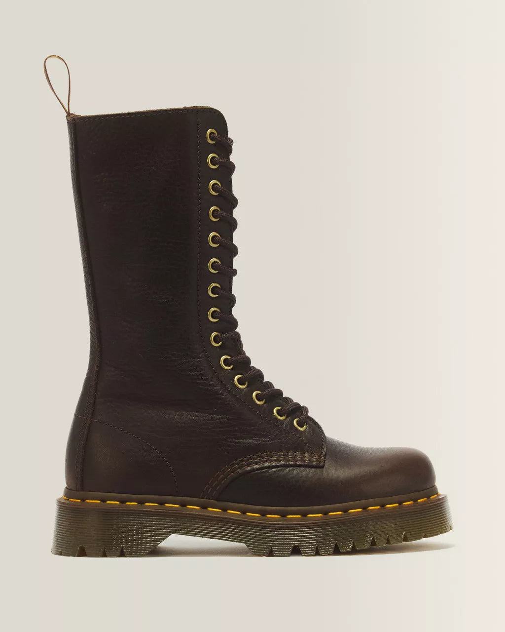 1B99 Bex 14 Eye Ambassador Leather Lace Up Boot