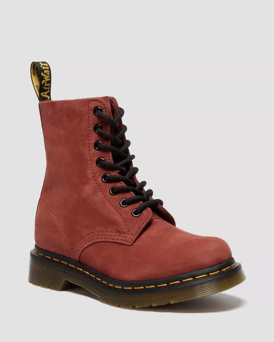 1460 Pascal Oxblood Suede Lace Up Boot