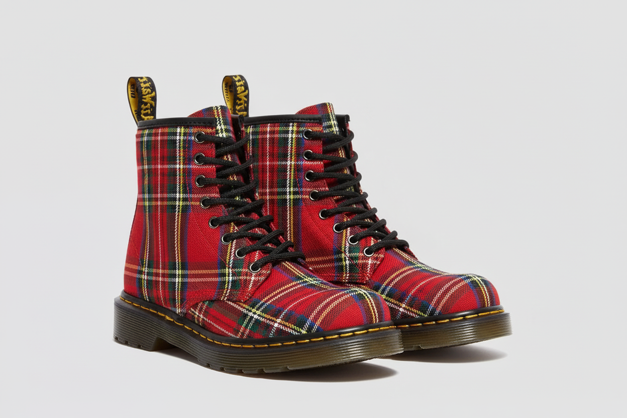 1460 Tartan Junior  Red Stewart