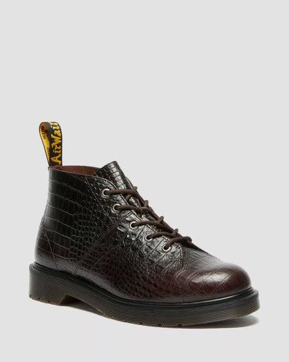 Church Crocodile Analine Leather Ankle Monkey Boots