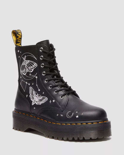 Bottes à plateforme Jadon Celestial Moth brodées
