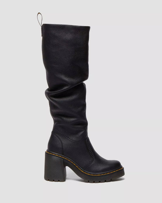 Kasey Virginia Leather Tall Heeled Boots