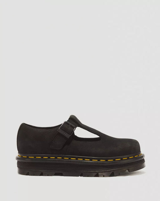 Zebzag Milled Nubuck Mary Jane Shoes