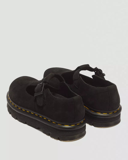 Zebzag Milled Nubuck Mary Jane Shoes