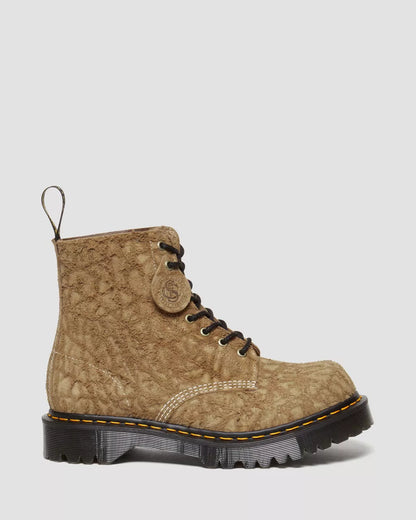 1460 Made In England Emboss Suede Lace Up Boots