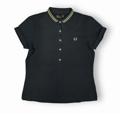 Amy Winehouse Stand Collar Fred Perry Shirt