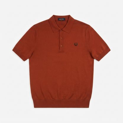 Fred Perry Cotton Knitted Shirt