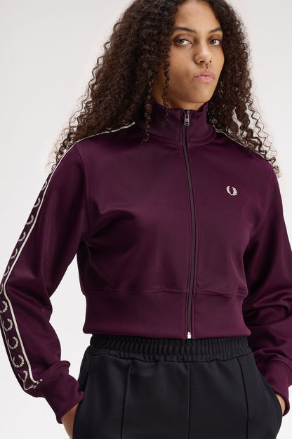 Fred Perry Cropped Taped Track Jacket