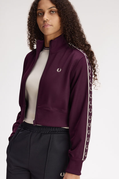 Fred Perry Cropped Taped Track Jacket