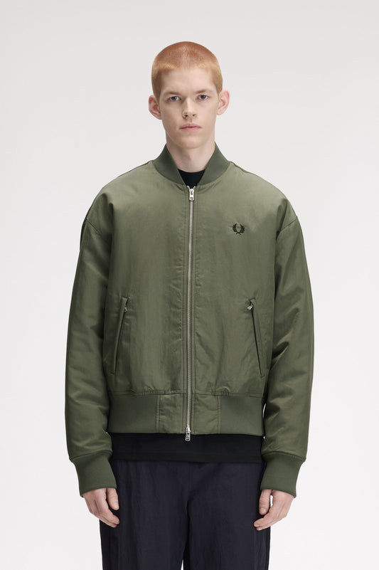 Fred Perry Quilted Tennis Bomber Jacket