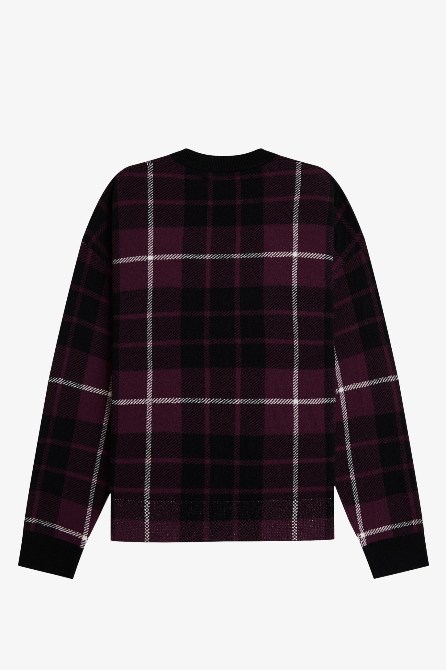 Fred Perry Bouclé Tartan Jumper