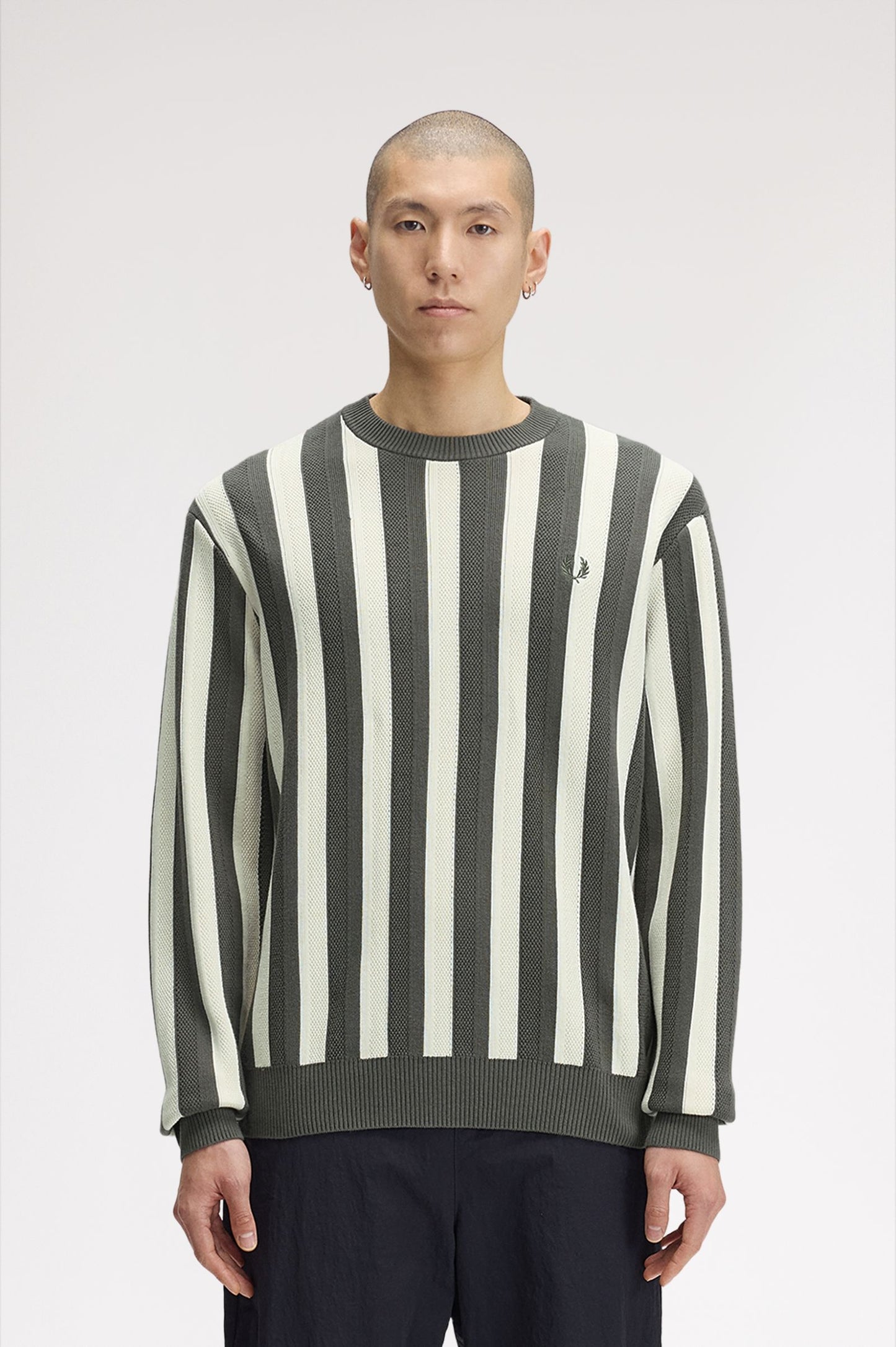 Fred Perry Textured Stripe Jumper