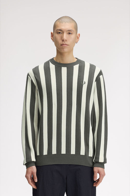 Fred Perry Textured Stripe Jumper