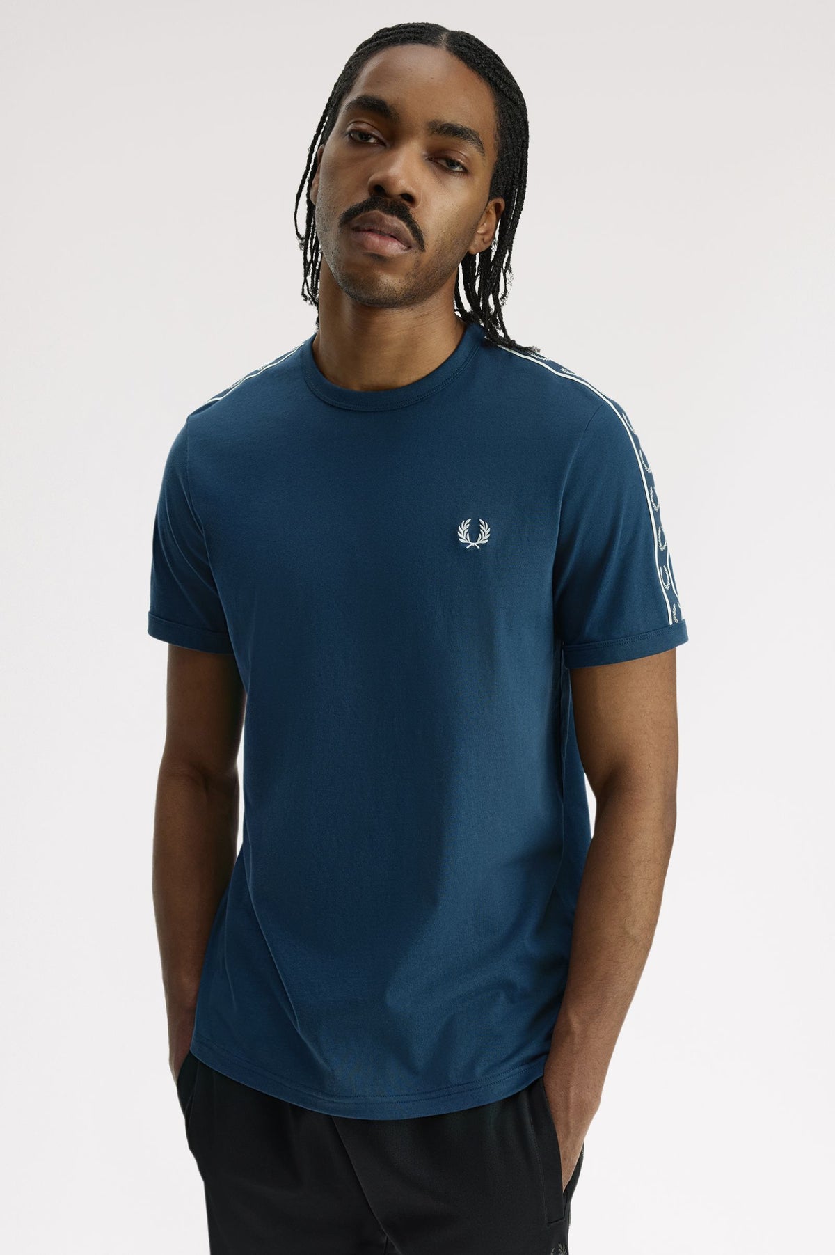 Contrast Tape Ringer T-Shirt