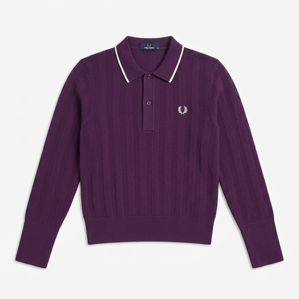 Fred Perry Textured Knitted Shirt