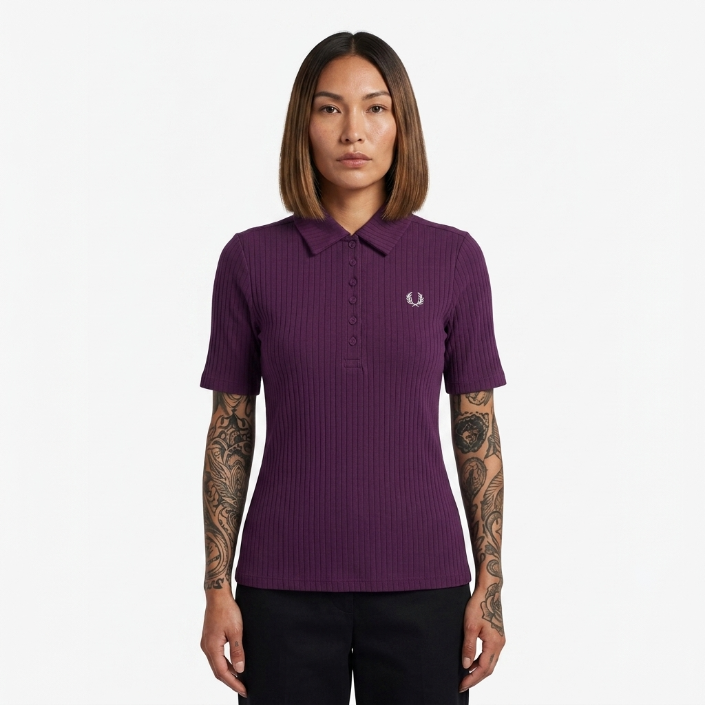 Fred Perry Wide Rib Polo Shirt