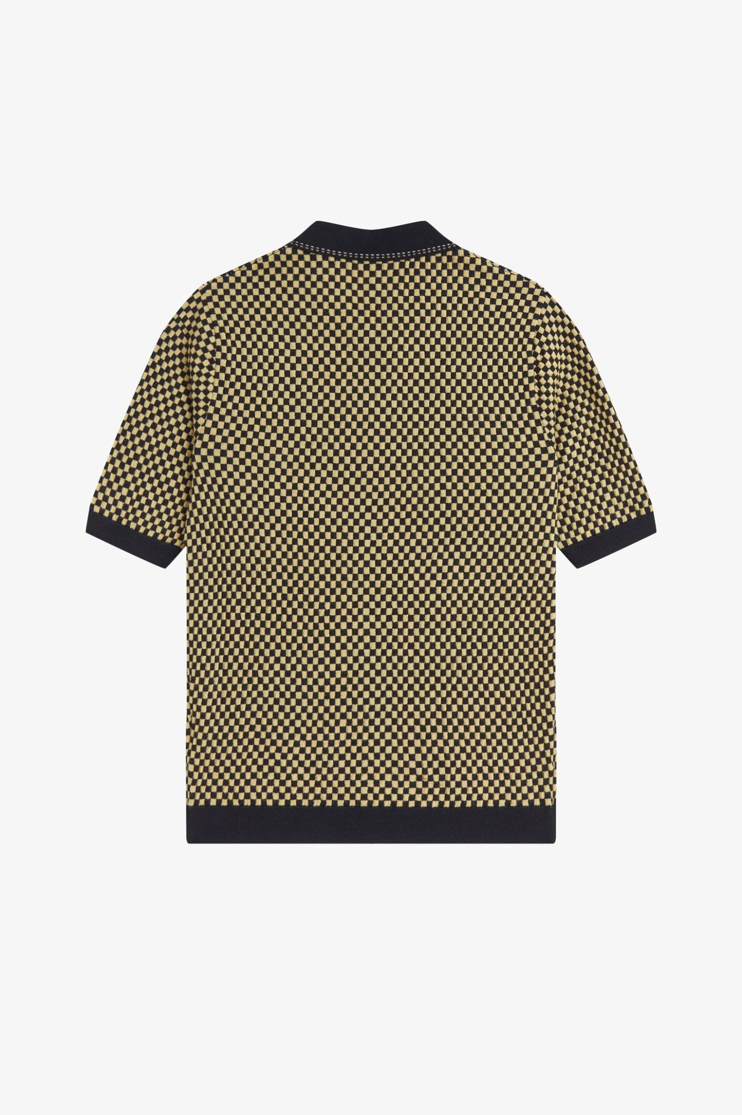 Chequerboard Knitted Shirt