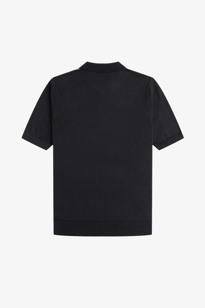 Black t-shirt on a white background
