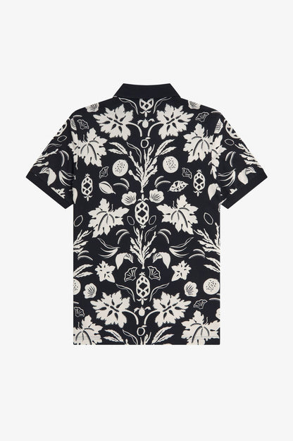 Fred Perry Botanical Print Polo Shirt