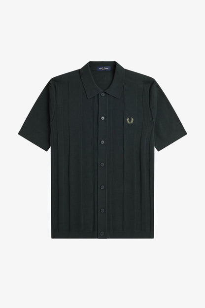 Fred Perry Button Through Ss Shirt