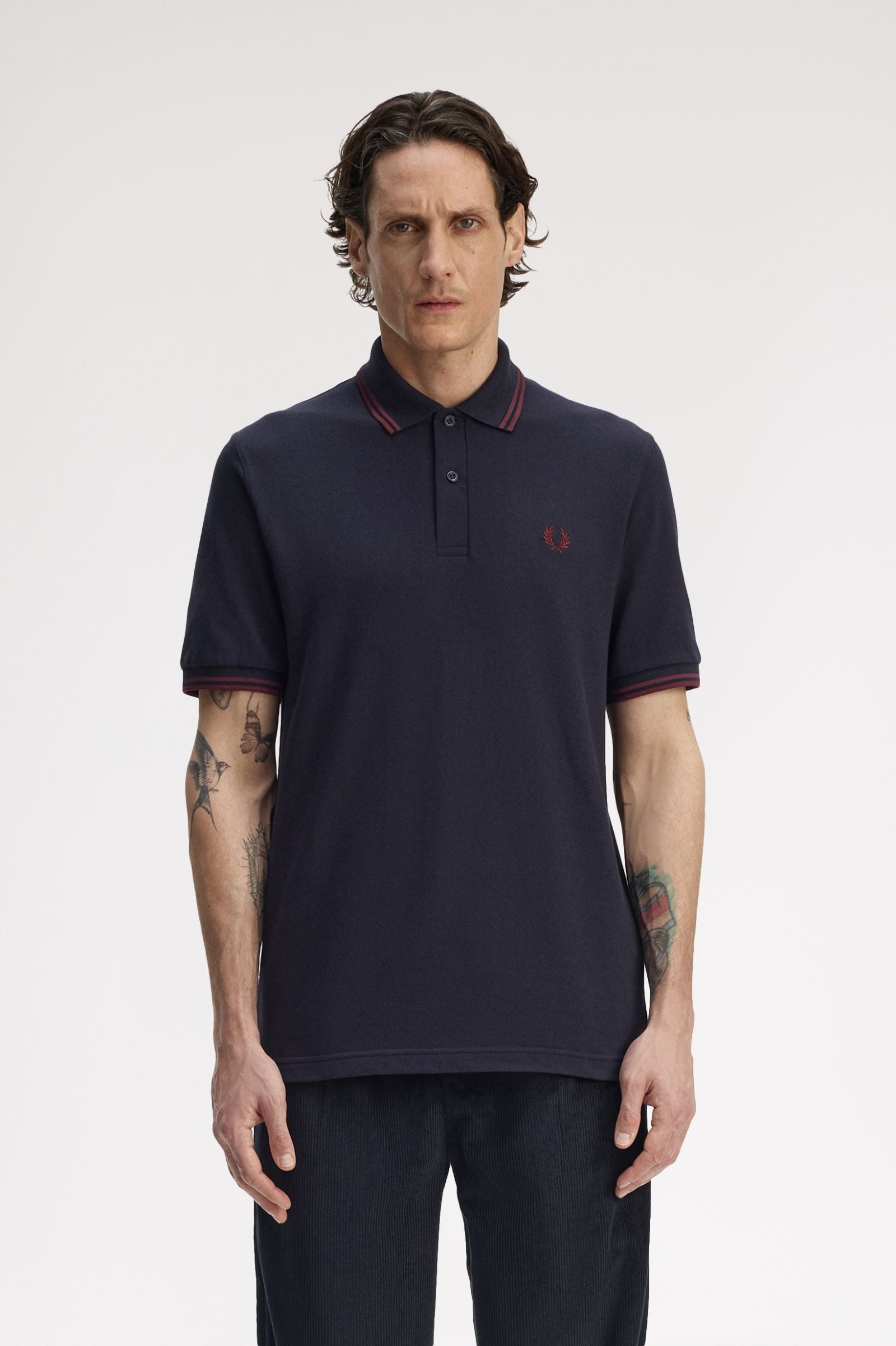 Men's | Shirt Perry Fred The | Navy / Red / Sky - M12 Gold Sunset B33 M12 Perry 【超希少】Fred Short Long & トップス