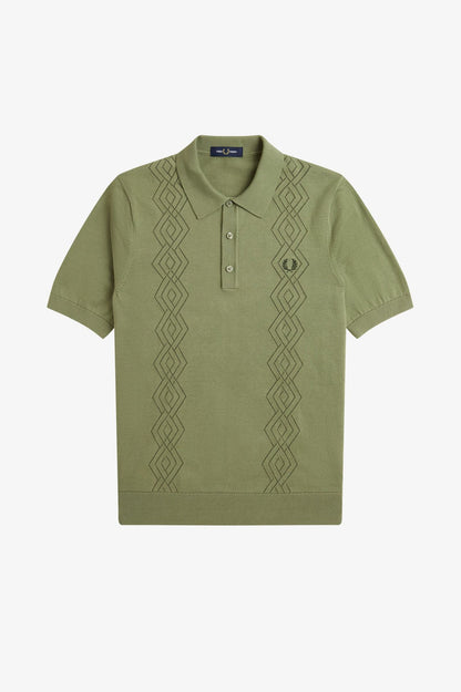 Fred Perry Pointelle Knitted Shirt