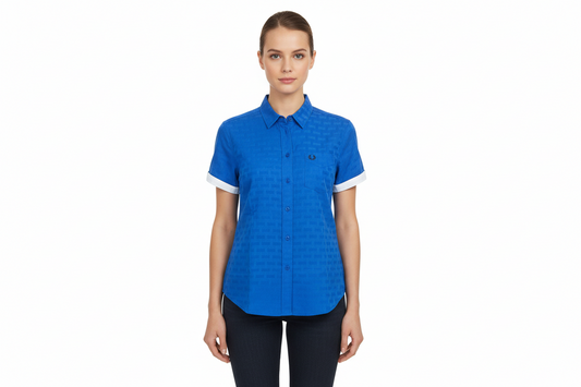 Fred Perry Refresher Blue Gingham Shirt