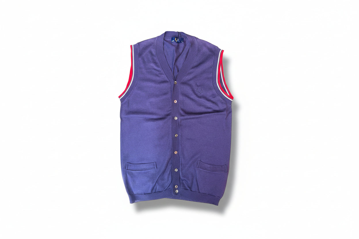 Fred Perry Tipped Cuff Button Down Tank