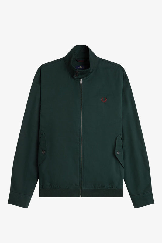 Green jacket on a white background