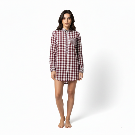 Gingham Boyfriend Shirt