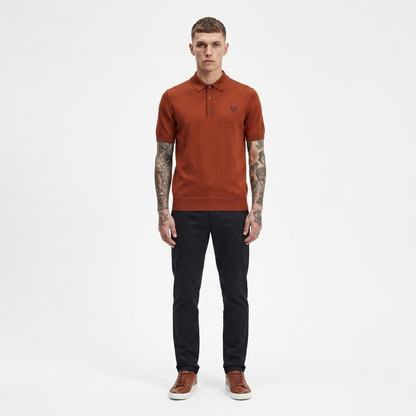 Fred Perry Cotton Knitted Shirt