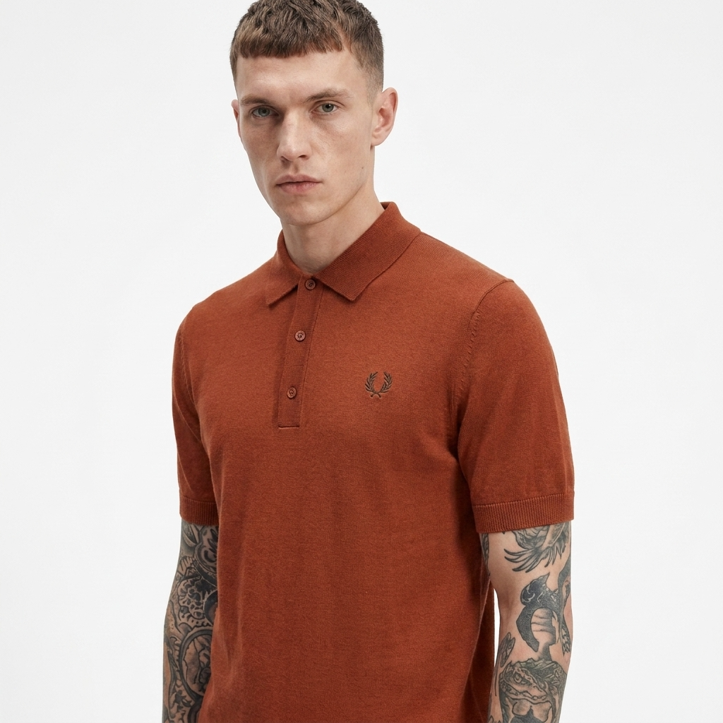 Fred Perry Cotton Knitted Shirt