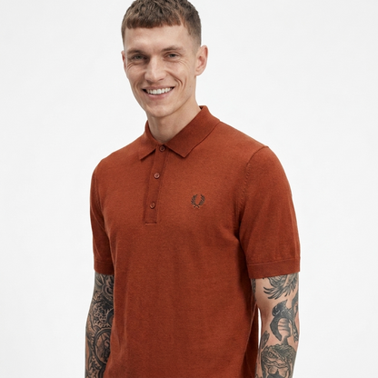 Fred Perry Cotton Knitted Shirt